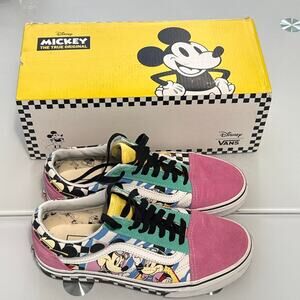 Vans x Disney Mickey Mouse Sneakers Sz 7